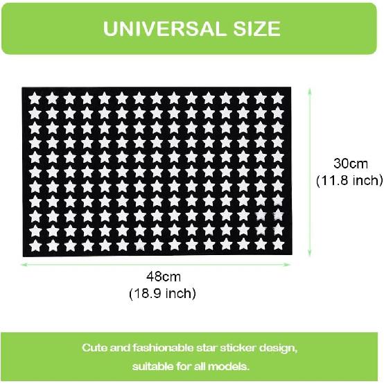 

2 Pack Headlight Taillight Tint Stars Shape Honeycomb Pattern Tail Light Lamp Cover Film Car DIY Self Adhesive Tint Film Sheet 18.89 x 11.81 ,