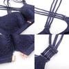 Front Closure Plus Size Bra Wire Free Ultra-thin Sexy Lace Bra Large Size Women Underwear Adjusted-straps C D E Cup