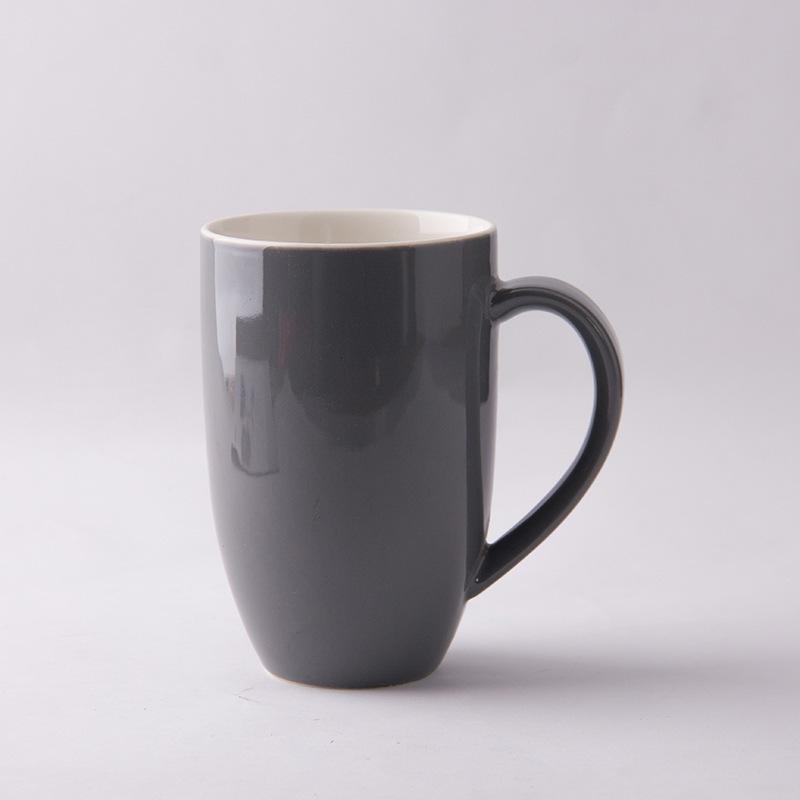 Minimalist Extra Large Ceramic Mug, Oversize Oat Milk Drinking Cup For Office Daily Use