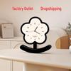 Silent Cartoon Flower Clock: Creative Decorative Ornament for Living Room or Bedroom