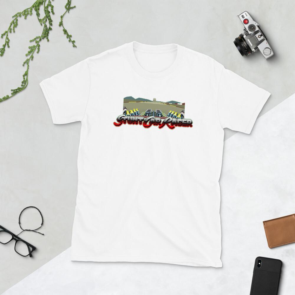 Stunt car racer retro video game C64 Amiga computer Short-Sleeve Unisex T-Shirt