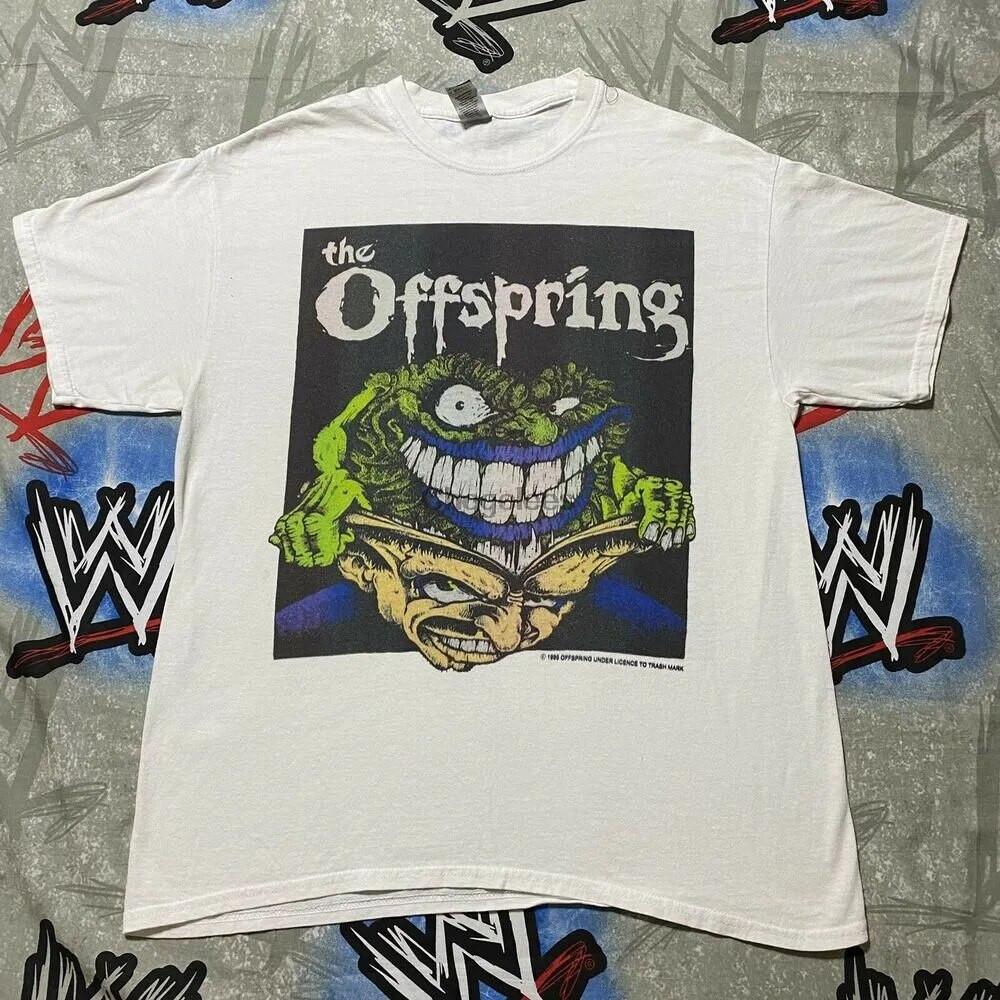Футболка The Offspring Белая Хлопковая Полный Размер Унисекс S-5XL Унисекс Футболка XXXXL