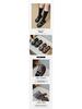 Mocassins de Couro Preto para Meninas 2025 - Sapatos de Princesa de Sola Macia Estilo Britânico Primavera/Outono