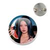 K- KATSEYE Creative Metal Pins Funny Brooch Katseye Korean Girl Band Badge Backpack Hat Accessories Jewelry Decoration Fans Gift