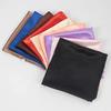 90cm*90cm Solid Color Satin Square Head Scarf Women Fashion Square Head Wrap Shawl Scarves Foulard Hijab Neckerchief Bandana