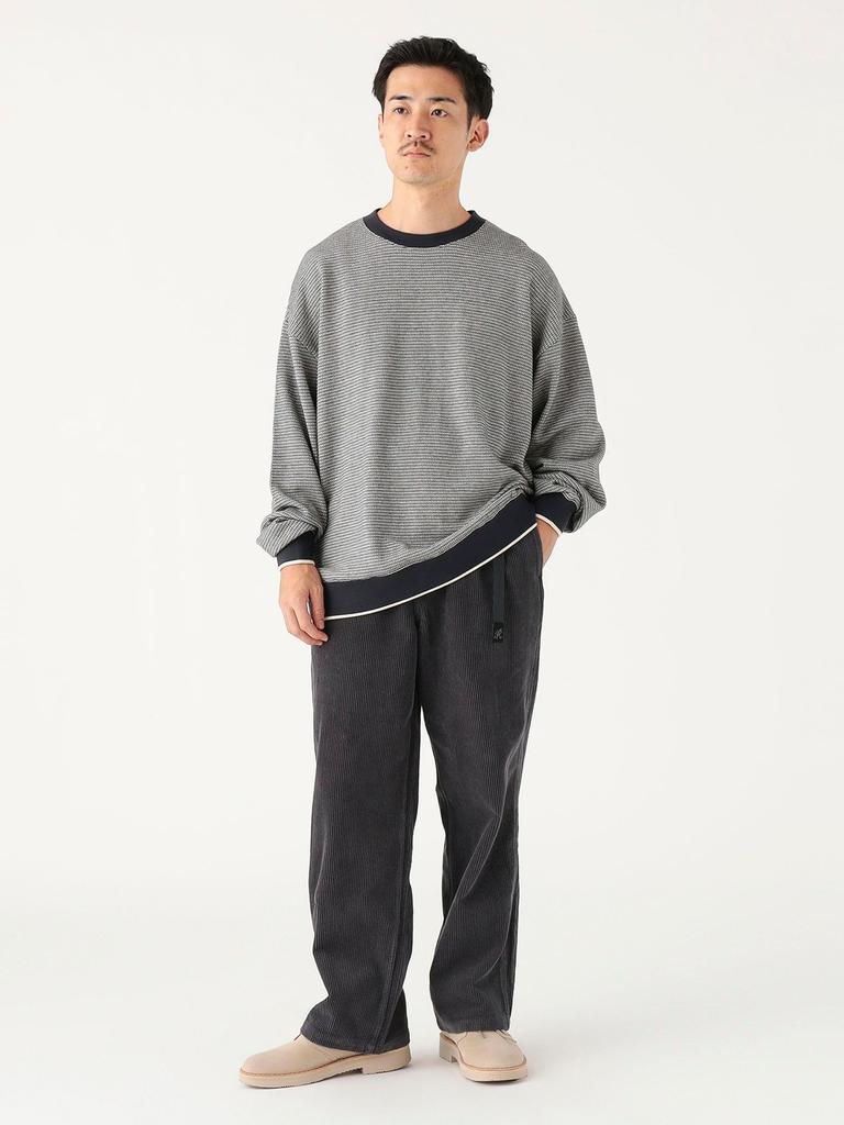 B:MING LIFE STORE by BEAMS Painter [Special Order] Gramicci Men's Corduroy Pants, CHARCOAL.G, M
