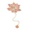 5 Pcs Chinese Style Bookmarks Page Markers Reading Bookmarkers Leaf Shape Bookmarks Metal Bookmarks with Tassels