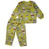 Disney Winnie the Pooh All-over Print Sweatshirt + Pants Set, Terry Cloth, Yellow, Size 90