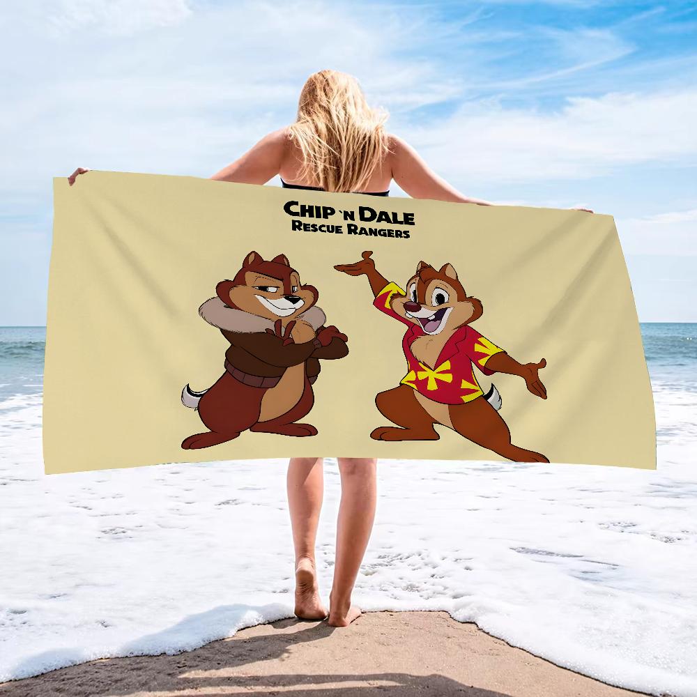 Chip 'n Dale Rettungspatrouille Zeichentrick Strandtuch Niedlich Kawaii Zimmerdeko Bad Mädchen Kinder Handtücher Für Badezimmer Dusche
