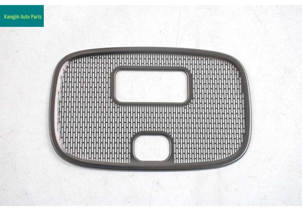 Stainless Steel Black Titanium Triangle Speaker Covers for BAIC ARCFOX Alpha T1 Interior Modification