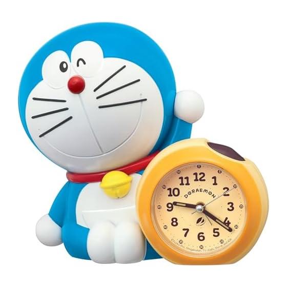 Будильник Seiko Clock Talking Alarm Clock 183x200x132 мм Doraemon JF387A