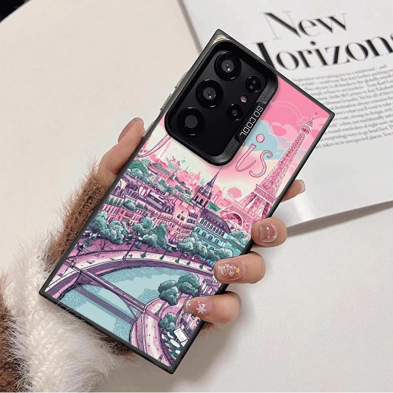 France Eiffel Tower Paris Shockproof Phone Case for Samsung Galaxy S26 Edge S25 Ultra S24 FE S23 Plus S21 Cover Anti Fall Fundas