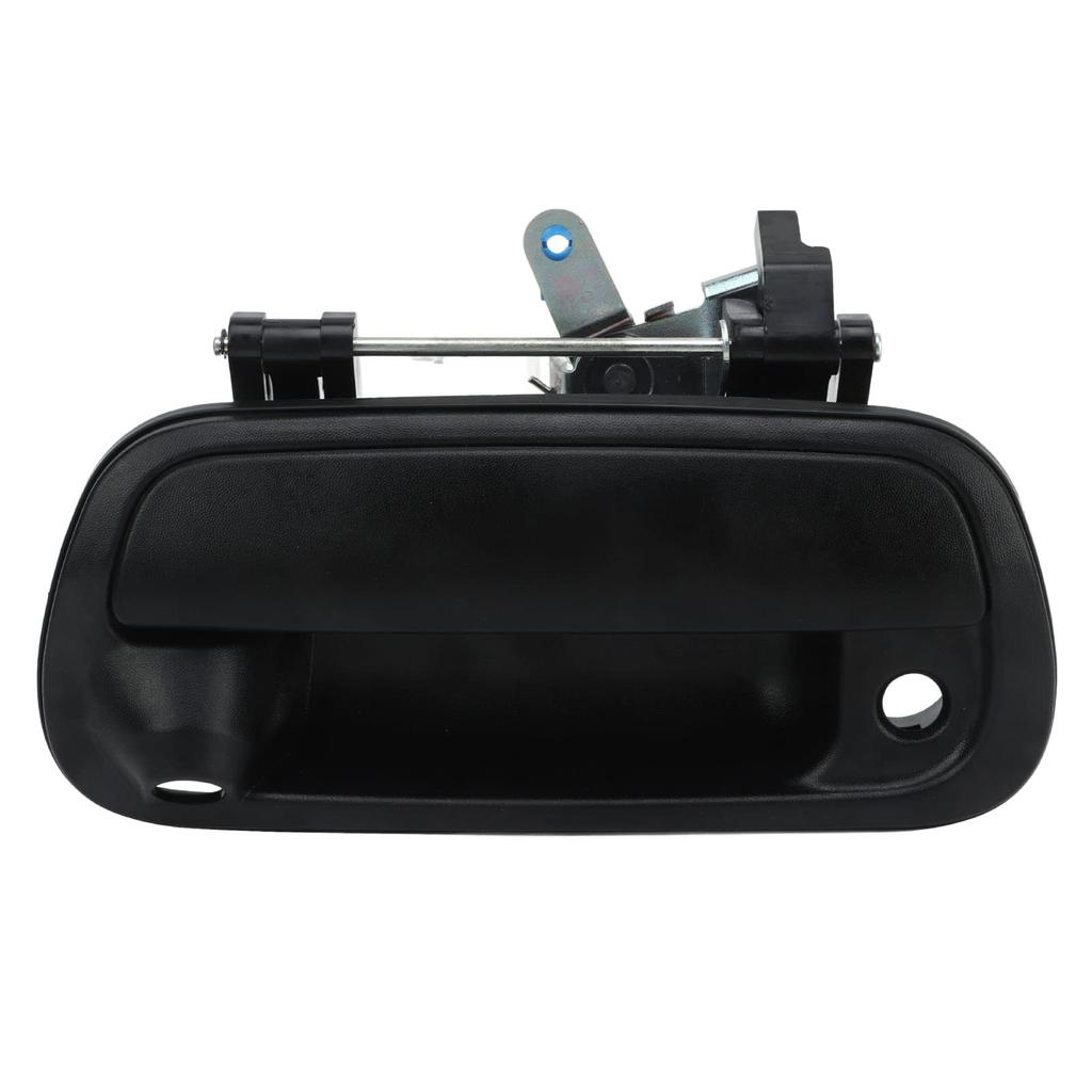 Comfortable-Grip Primed Black Rear Tailgate Door Handle Replacement, Made of PC, ABS, and Metal for Tundra 2000-2006