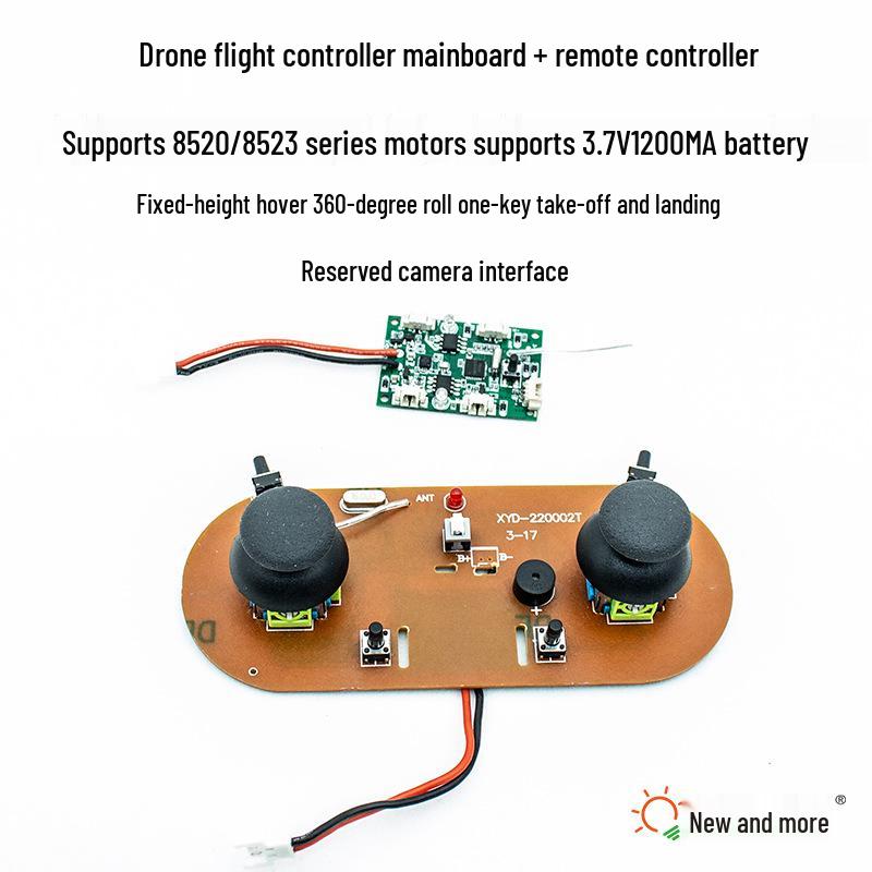 Diy Drone Kit: Complete Set with Accessories, Flight Controller Board, and Remote Control Airplane.