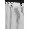 Adjustable Curtain + 10 Clip Rings "Milos" 140 X 280 Cm Cotton Muslin - Snow