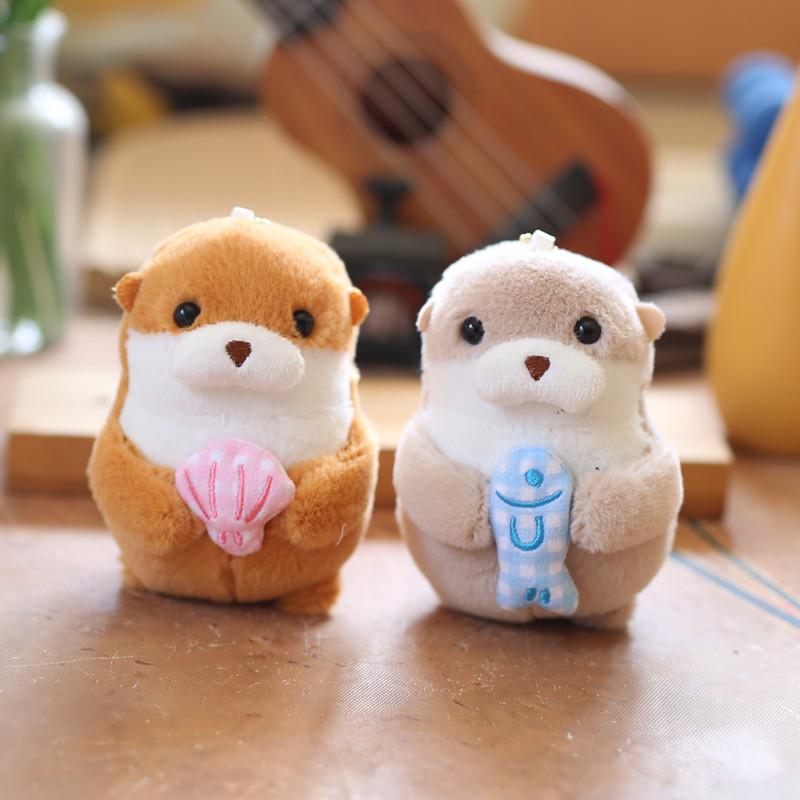 Cute Cute Little Sea Otter Pendant Plush Toy Doll Small Seal Bag Hanging Keychain Doll Doll