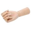 Wooden Hand Model Flexible Fingers Posable Durable Wood Widely Used Wooden Mannequin Hand for Sketching Display