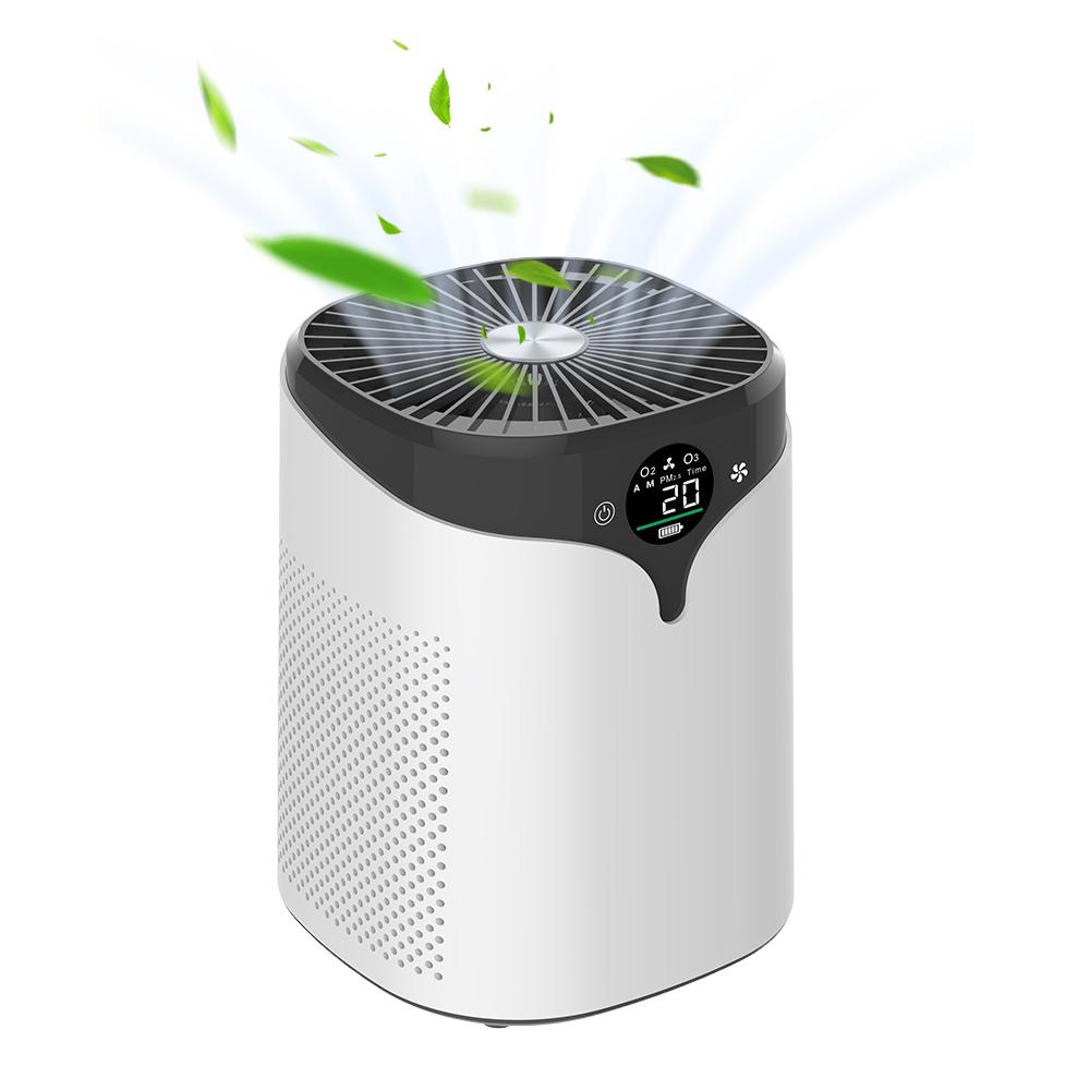Xiaomi Portable Desktop Air Purifier Home Smart Air Purifier With HEPA Filter Mini Air Freshener Smoke Odor Dust Remover Air Cleaner
