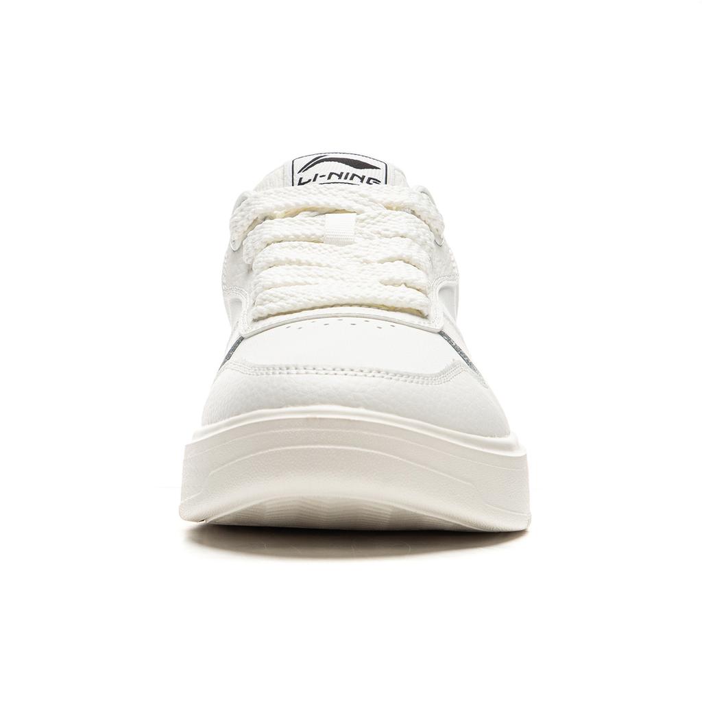 Li-Ning Li Ning Cloud Sky Slip Resistant, Abrasion Resistant, Breathable Low top Skateboard Shoes Men's White Black AGCU319-3