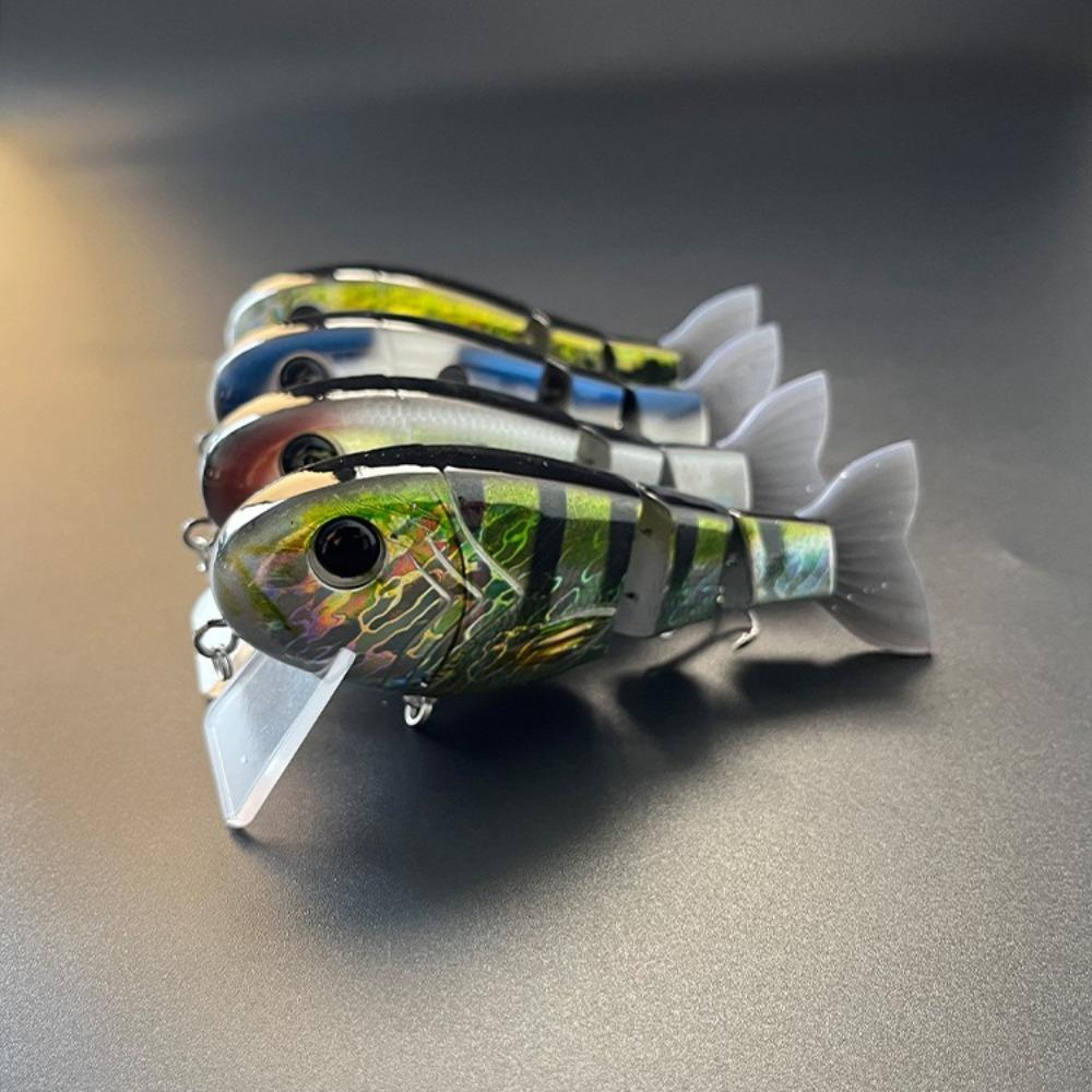

3D Printed Bionic Bait Floating Plastic Hard Crank lure 2025 3 Segment Fishing Lures I