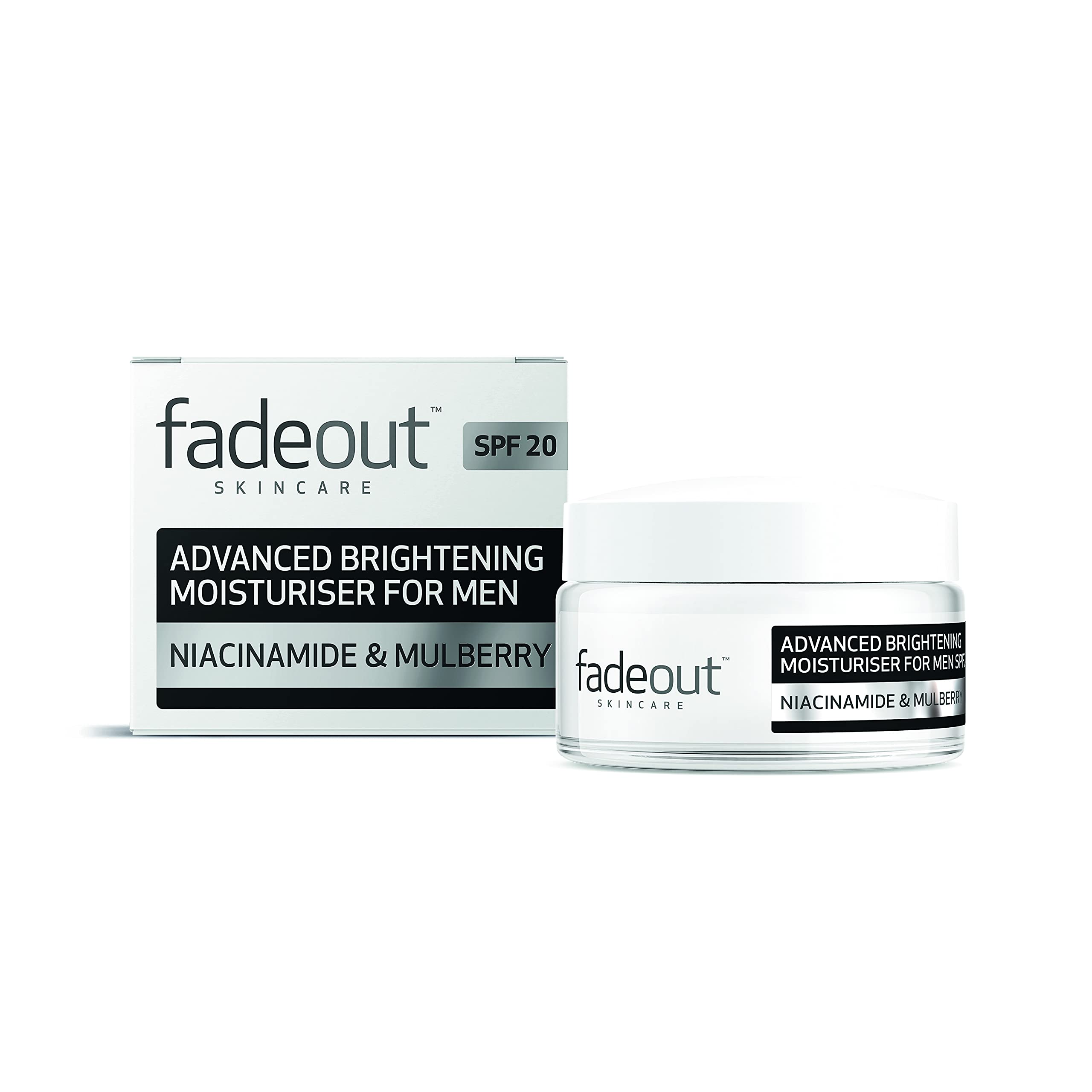 Fade out Advance Brightening Day Cream with SPF20 Moisturiser Face Cream for Dark Spots and Hyperpigmentation, Dark Circles, Dryness, 75ml
