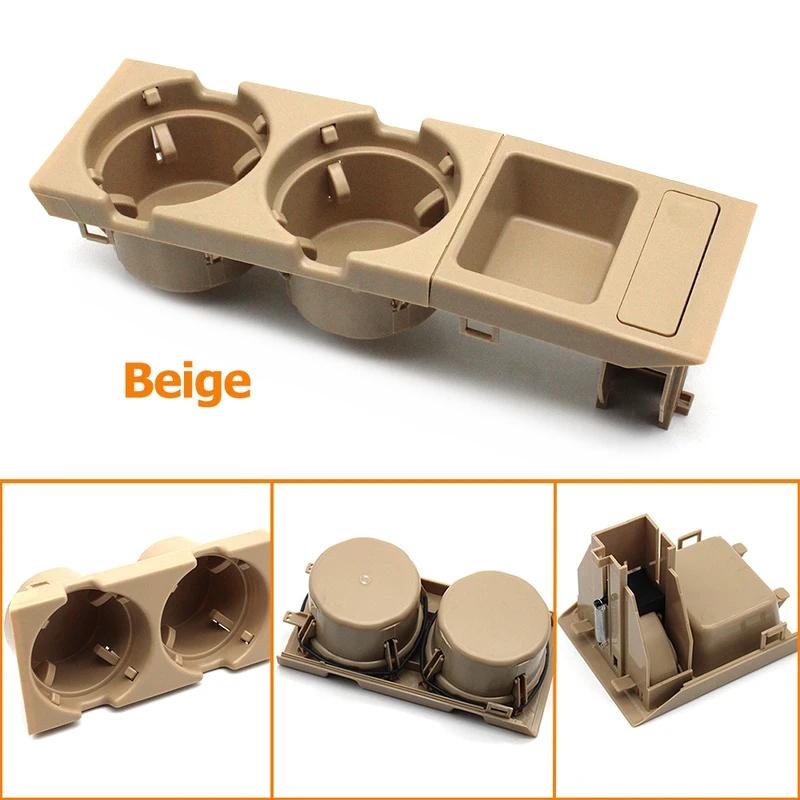 Car Black Beige Center Console Water Cup Holder Beverage Bottle Holder Coin Tray For Bmw 3 Series E46 323i 318i 320i 1998-2006