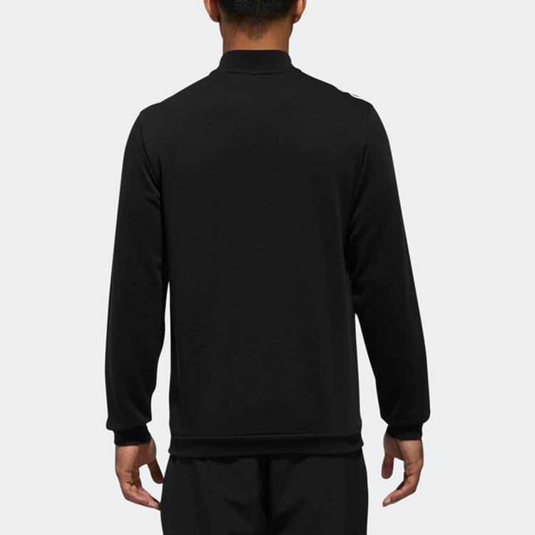 adidas Cm Tt Ft 3s Sports Stylish Knit Stand Collar Jacket Black Men's DU6783