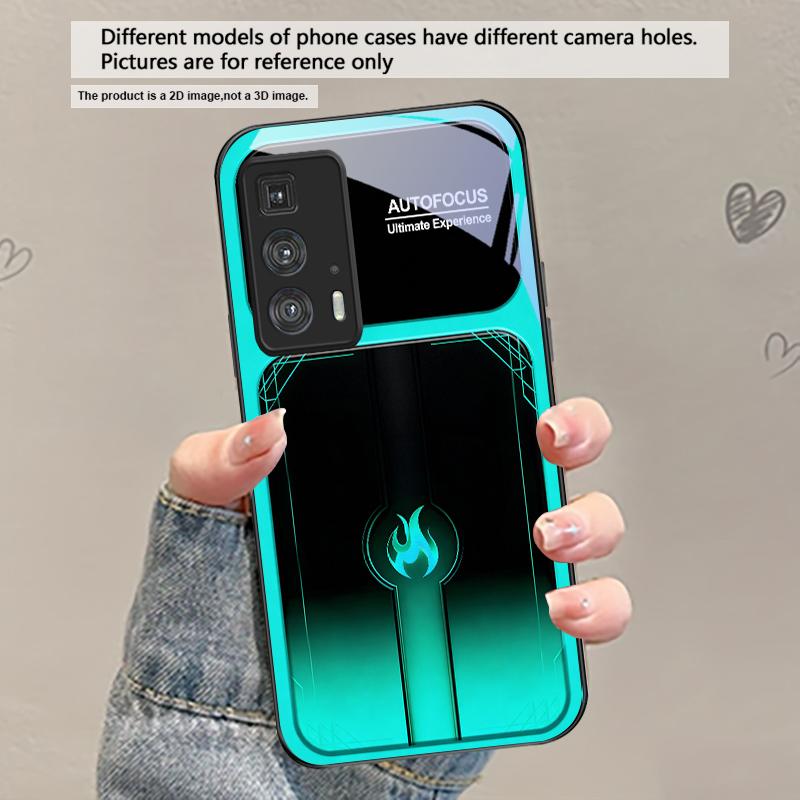 

Dazzling purple flames For Motorola Moto Edge 20 Lite 30 Pro 40 Neo 50 Ultra G45 G54 G55 G75 G84 G85 G Play 23 Glass Phone Case Motorola Moto X30 Pro