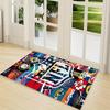 Nfl Team Logos Collage Carpet Rug Soft Washable Anti Slip Home Living Room Sofa Mats Personalized Christmas Rug
