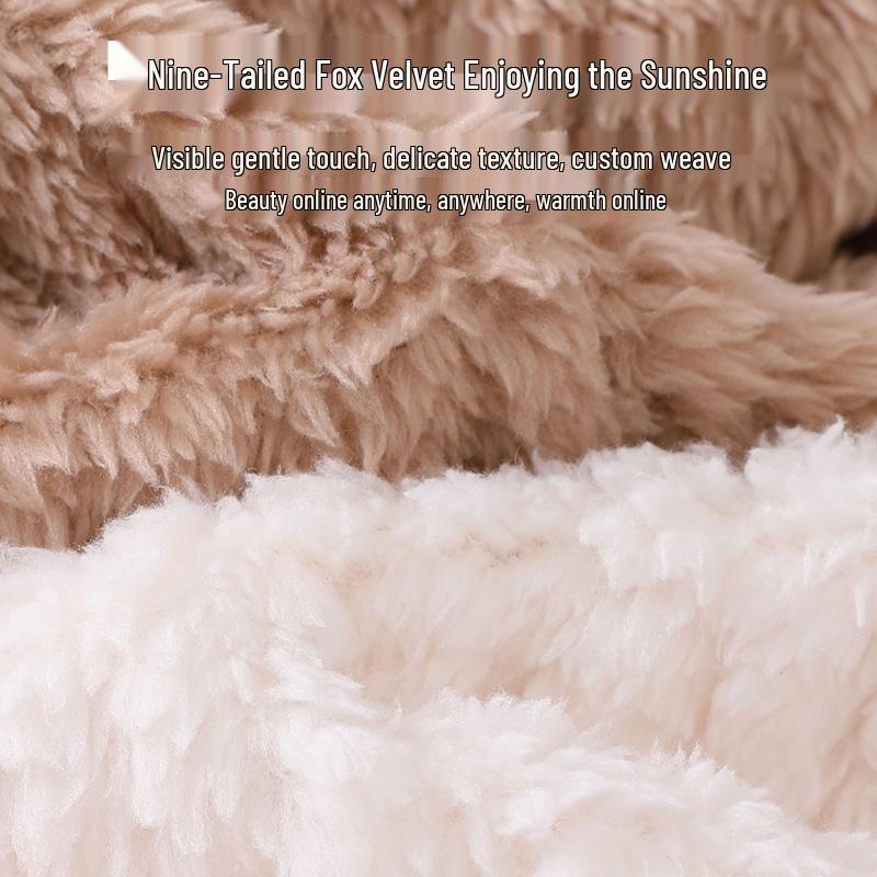 Baby Ear Protection Hat - Autumn/Winter Fleece-Lined Cape, One-Piece, Warm & Cute Newborn Infant Hat