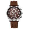 Men'S Watch Quartz Silicone Calendar Casual Waterproof Watch