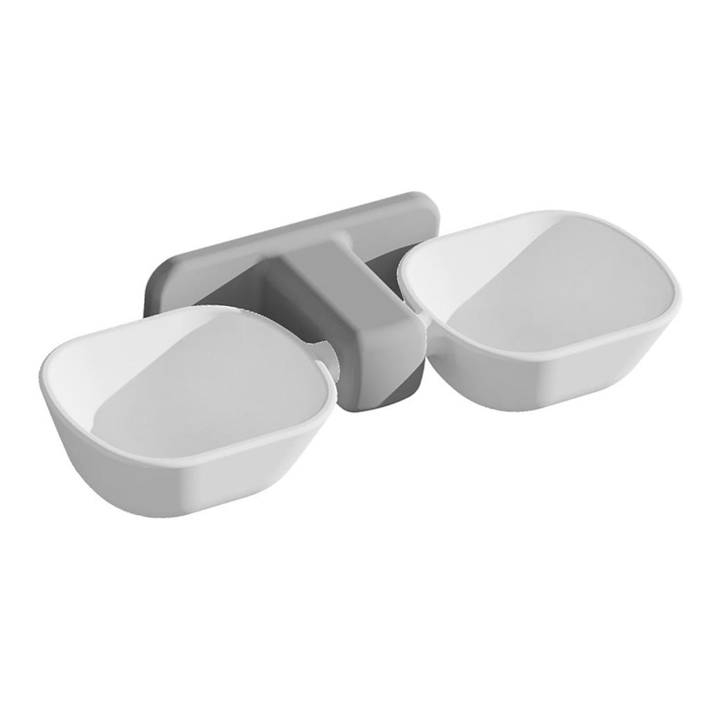 Pet Food and Water Bowls Wall Mounted Removable Thickened Elevated Cat Dog Bowls
