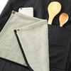 Waterproof Kitchen Apron Sleeveless Anti-fouling Restaurant Uniform with Removable Hand Towel Cross Back Cooking Baking Bibs