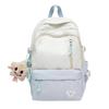 Schoolbagins Style Niche Junior High School Girls Double Shoulder Schoolbag New High Value Large Capacity Versatile Casual Backpack
