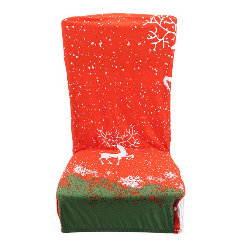 Holiday Chair Cover Christmas Decoration Dining Room Chair Protector Washable Home Decor
