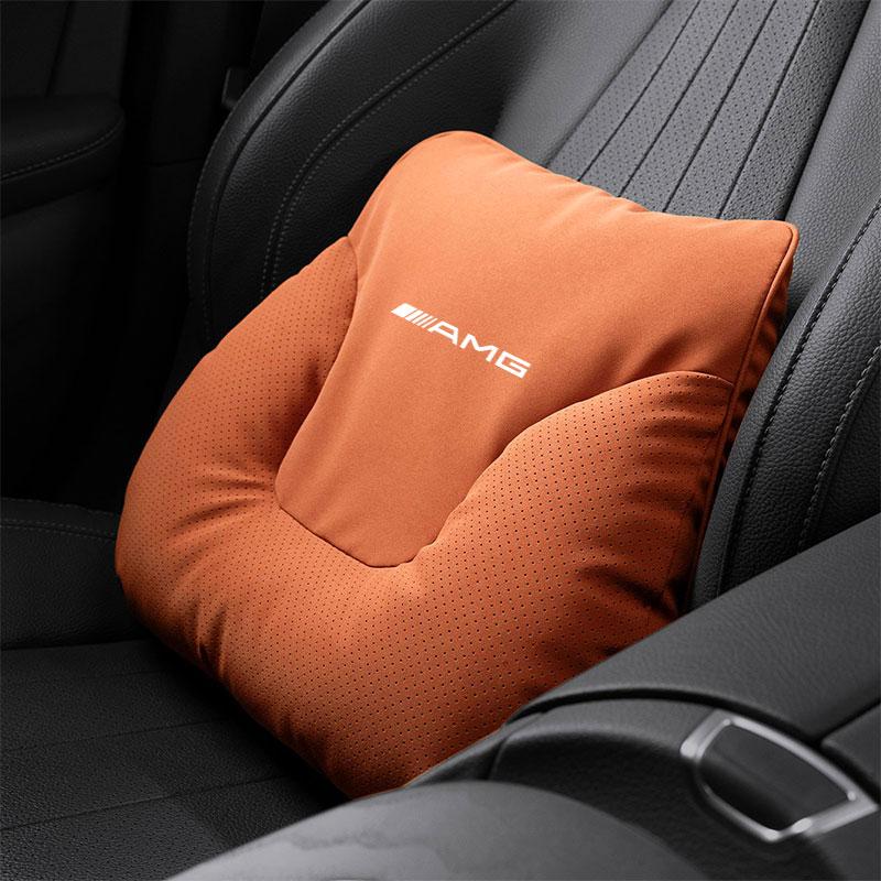 AMG Autositz Rückenlehne Kopfstütze Nacken Halswirbelsäule Lendenwirbelsäule Unterstützung für Mercedes Benz A B C E G CLA W211 W203 W204 W210 W124 C260 C30