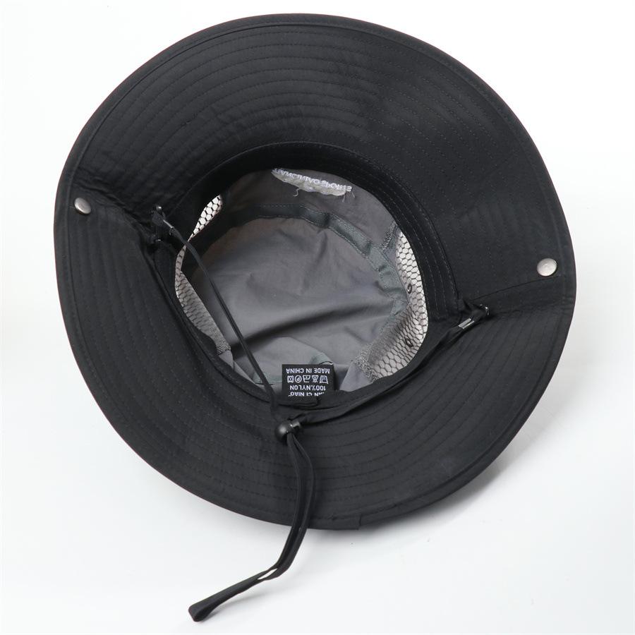 New men's and women's quick-drying bucket hat outdoor mountaineering hiking sun hat sun protection fishing hat foldable sun hat