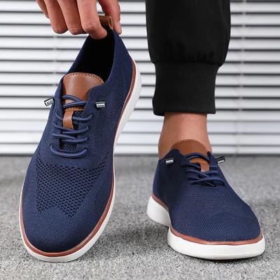 Herren Leichte Strickschuhe Bequem Den Ganzen Tag Haben Ausgezeichnete Passform Laufschuhe Geeignet für Tägliches Tragen Wanderschuhe