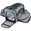 Airline-approved Expandable Pet Carrier For Small Dogs & Cats – Soft-sided Collapsible Travel Bag With 4-way Access