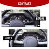 Car Dashboard Panel Frame Trim Bezels for Jeep Wrangler JK 2007-10 Carbon Fiber
