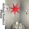 Christmas Decorations Hollow Star Pendants Folding Hanging Paper Stars Star Lampshade  Home Decor