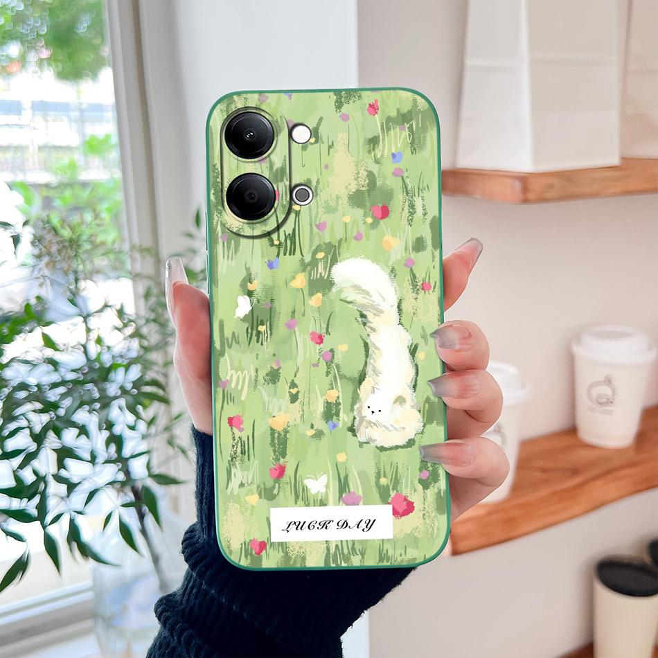 For Vivo Y05 Y11D 4G Phone Case Cute New Design Soft Liquid Silicone Full Protection Anti Drop Bumper For Vivo Y05 / Y11D Funda
