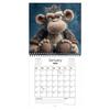 2026 Cartoon Monkey Calendar Funny 12 Month Planner Double-sided Monthly/weekly View Daily Inspirational Quotes Calendar