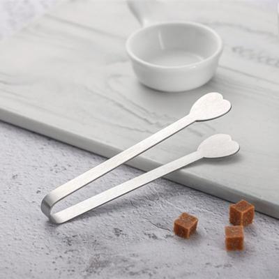 YOMDID Creative Ice Cube Clip Stainless Steel Tongs For Lemon Tea Bag Thickened Sugar Tea Biscuit Food Clip Kitchen Accessories