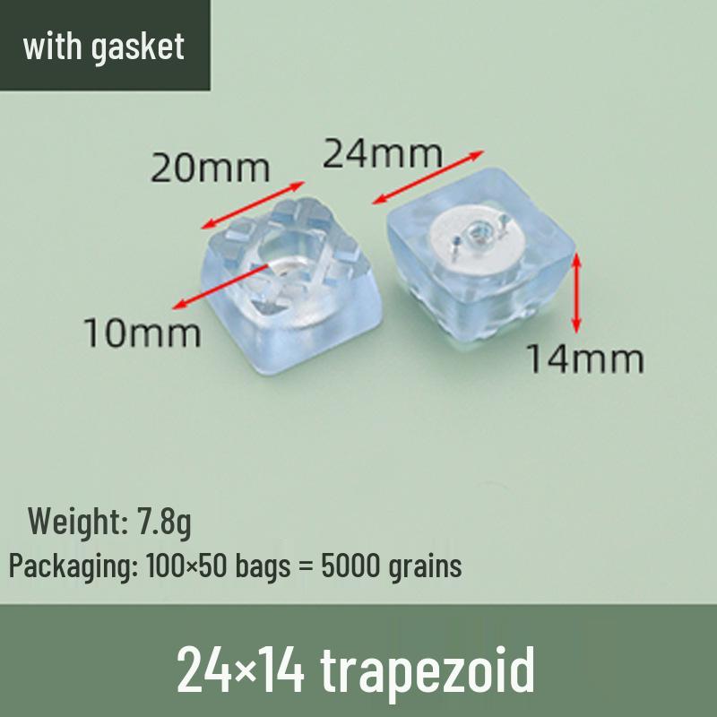 Transparent Anti-Slip Furniture Leg Pads, Heightening Round Moisture-Proof Foot Protectors for Chairs, Tables, Sofas