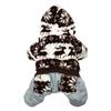 Christmas Pet Clothing and Accessories, Pet Cotton-padded Clothes, Snowflake Reindeer Thick Winter Dog Christmas Clothing