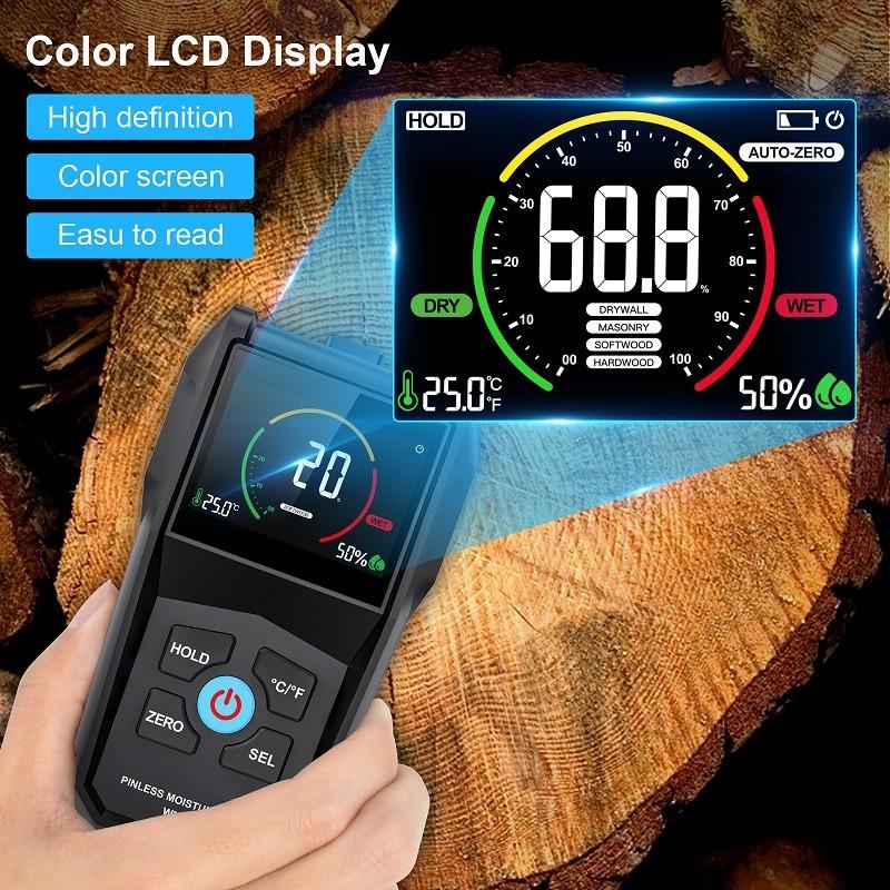 Water Leak Detector Wood Moisture Meter WM700A Full Angle Wall Detector Tester Concrete Wall Moisture Scanner