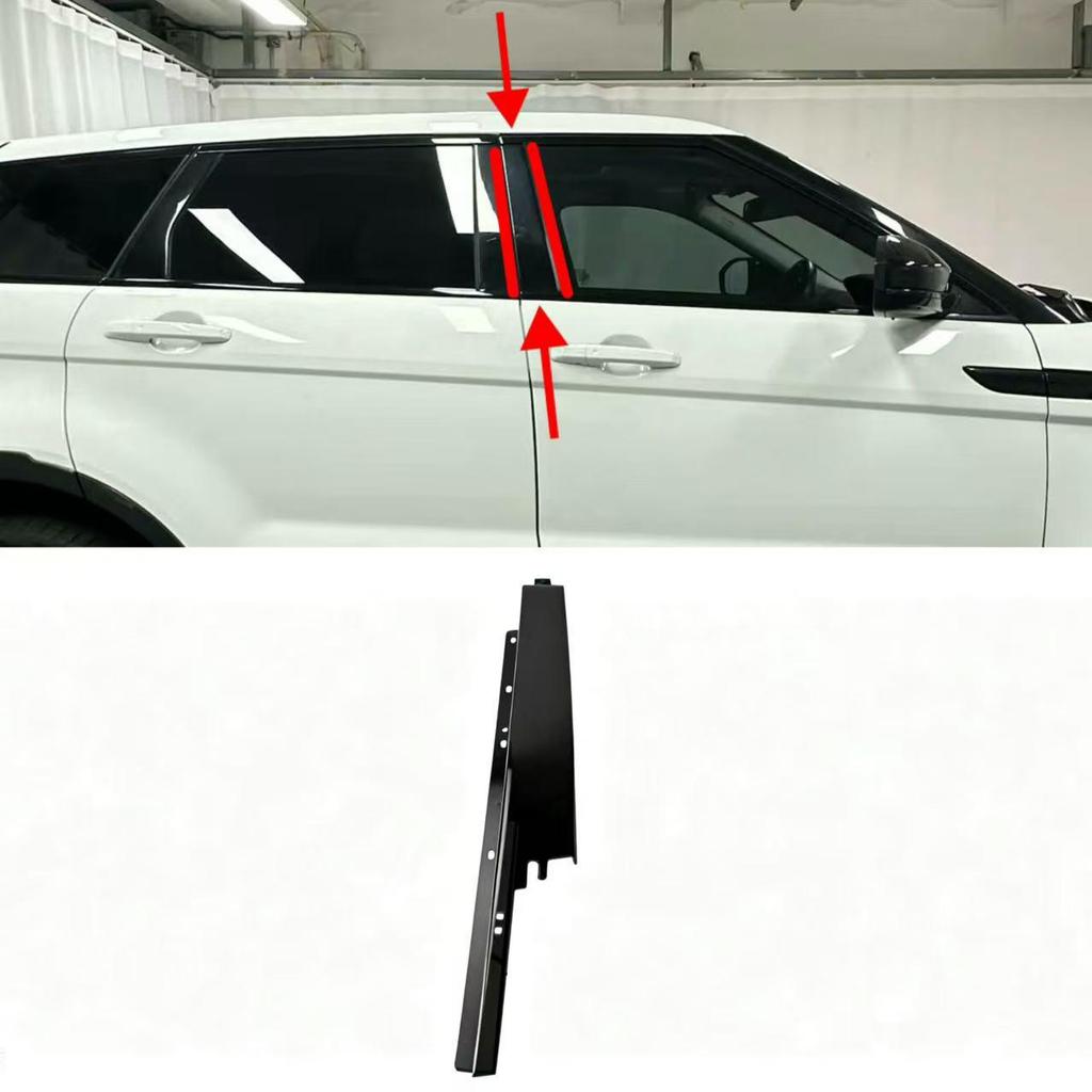 Compatible with Land Rover 10-18 Evoque A, B, C Pillars, Front/rear Exterior Door Trim Panels, and Front Windshield Left/right Trim Strips.