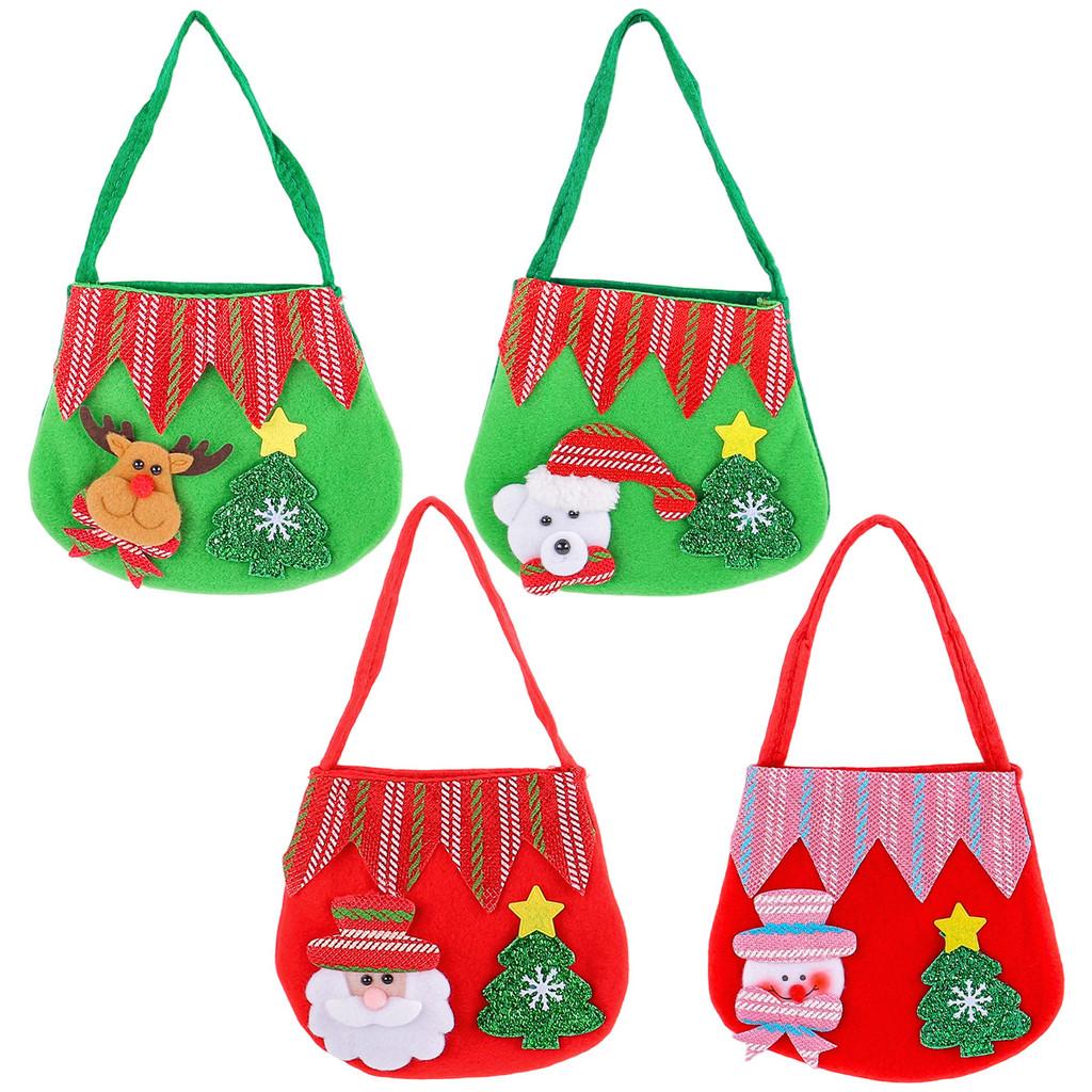 Christmas And Candy Gift Bags With Durable Non Woven Material For Events