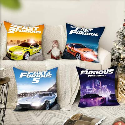 Movie F-Fast COOL Furious Pillowcases Cushion Covers Living Room Sofas Home Decor Gifts